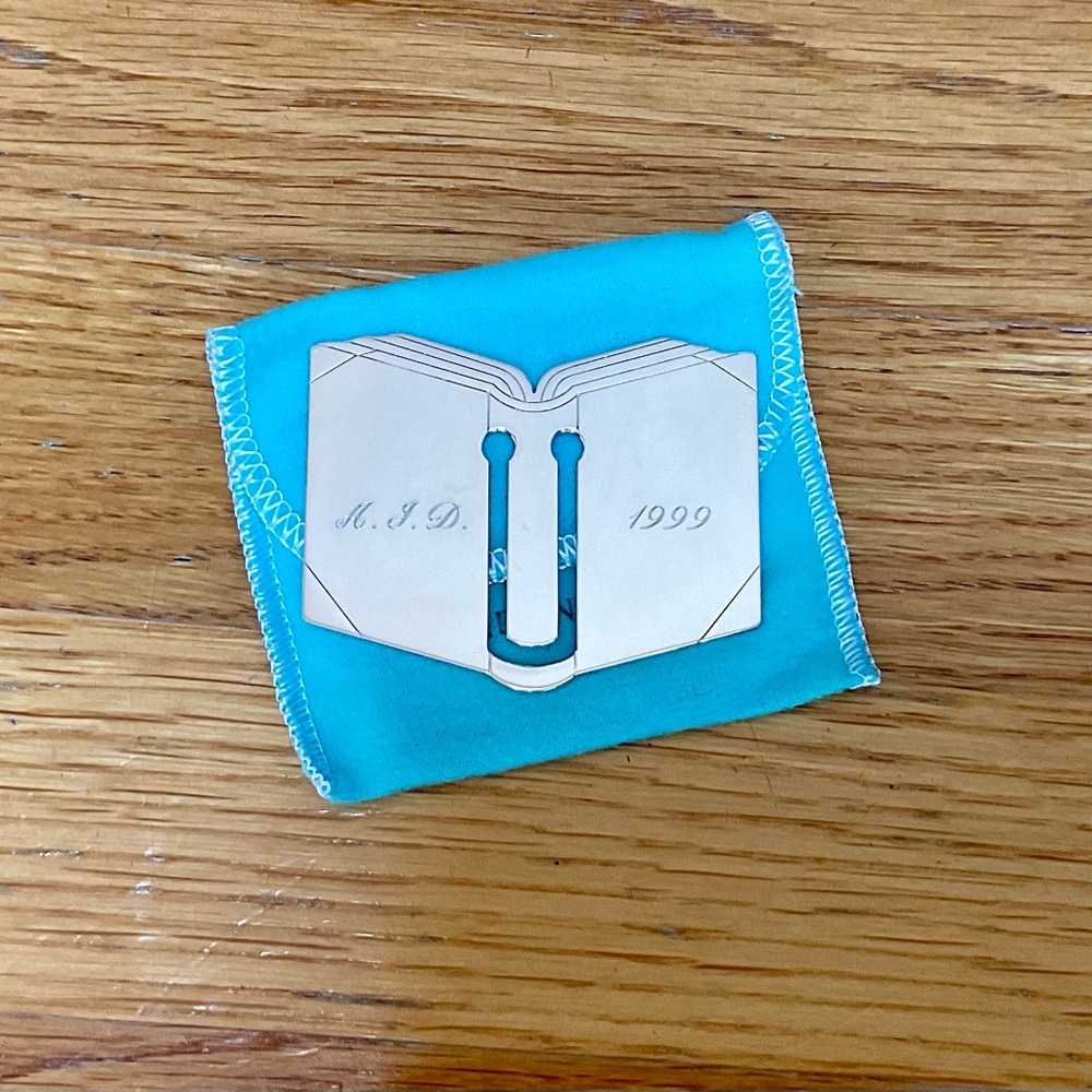 Tiffany & Co silver bookmark